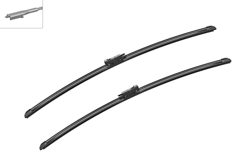 Image of BOSCH 3397014115 AeroTwin Wiper Blade Combo - Set of 2 (27 inch& 27 inch) Pinch Tab | Driver and Passenger Side Original Equipment Replacement Blades