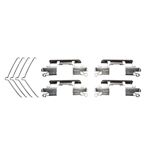 Image of Detroit Axle - Front Ceramic Brake Pads for 2011-2013 Nissan Leaf, Ceramic Brake Pads with Hardware 2012 Replacement