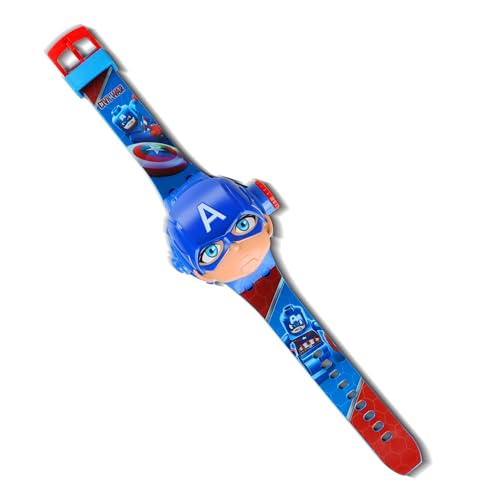 Image of Matrix Kids Edition Super Hero 3D Heads Up with 6 Image Projection Digital Watch for Kids