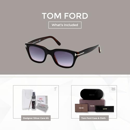 Tom Ford FT0237 Snowdon Square Sunglasses for Men +BUNDLE with ACCESSORY EYEWEAR KIT2