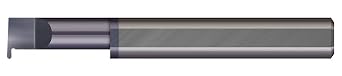 Micro 100 FR-030-8X Grooving Tool, .030" Width, .050" Proj, .272" Min Bore Dia, 1/2" Max Bore Depth, 1/8" Offset, 1/4" Shank Dia, 2-1/2" OAL, AlTiN