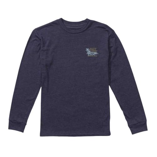 Salty Crew Boys Long Sleeve Tee in Navy Heather