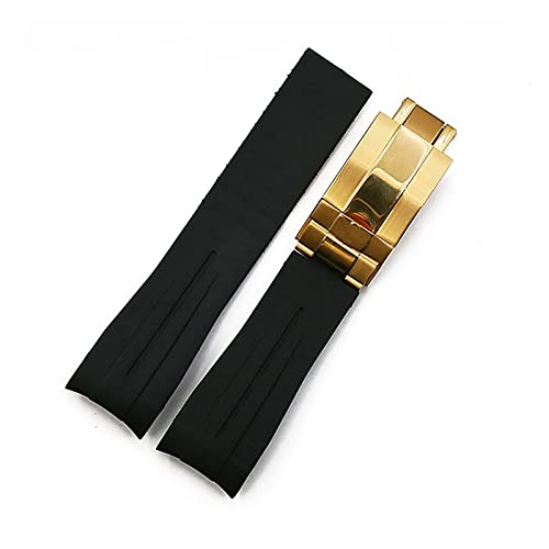 Bracelet en caoutchouc pour homme 20mm étanche pour le sport et la plongée F1