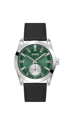 Montre Guess Greyson en cuir : l'accessoire idéal du bureau aux sorties