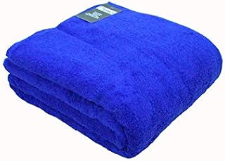 The House Of Emily 500Gsm 100% Cotton massive Huge Jumbo Bath Sheet or Beach Towel 5 ft x 6.5 ft Royal Blue