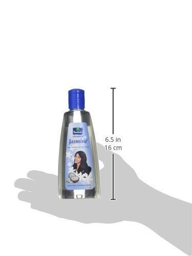 Image of Parachute Advansed Jasmine Enriched Coconut Hair Oil with Vitamin-E | For Scalp Nourishment| Stronger, Softer, Silkier Hair |Non-Sticky | All Hair Types| 6.4 Fl.oz. (Pack of 2)