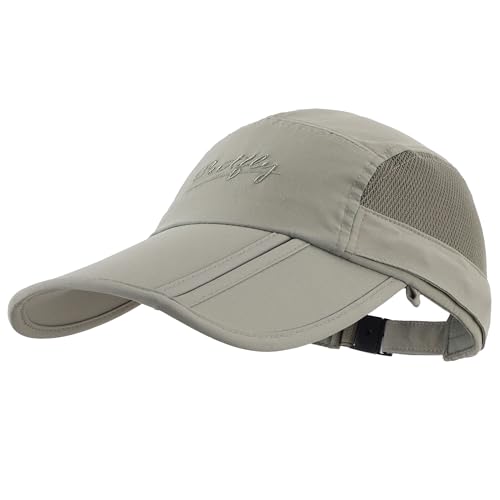 Image of Connectyle Men's Foldable Baseball Sun Cap with Removable Face Mask Neck Flap Cover UPF 50+ Sun Protection Fishing Hiking Hat