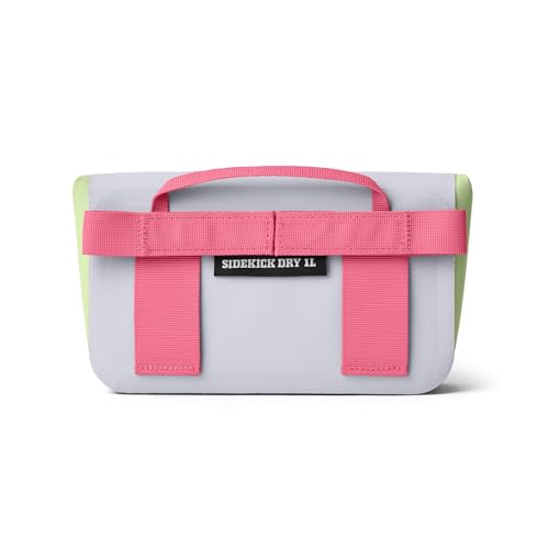 Image of YETI Sidekick Dry 1L Gear Case, Mist /Pink /Grasshopper