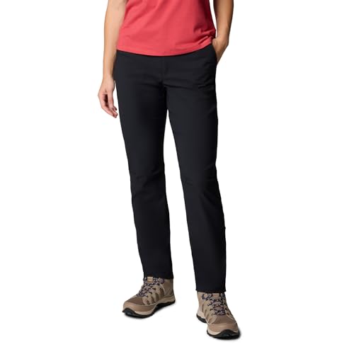 Columbia Leslie Falls Pant, Pantalon De Randonnée Femme, Black, Taille W16/R