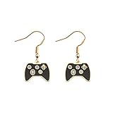 SEIRAA Gamer Earring Game Lover Jewelry Gift for Her Game Enthusiast Dangle Hook Jewelry (gamers earring)