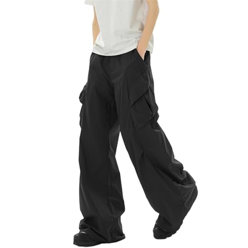 Men's Pants Workwear Ice Silk Wide Leg Lightweight Loose Summer Casual Long Pants for Men3