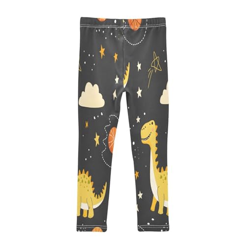Bolaz Toddler Girls Leggings Printed Yoga Pants Leggings Dinosaur Play Basketball for Kids2
