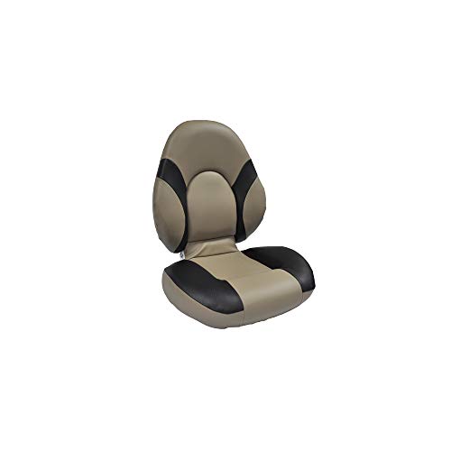 Gen3 Marine Centric Folding Boat Seat Khaki/Ebony