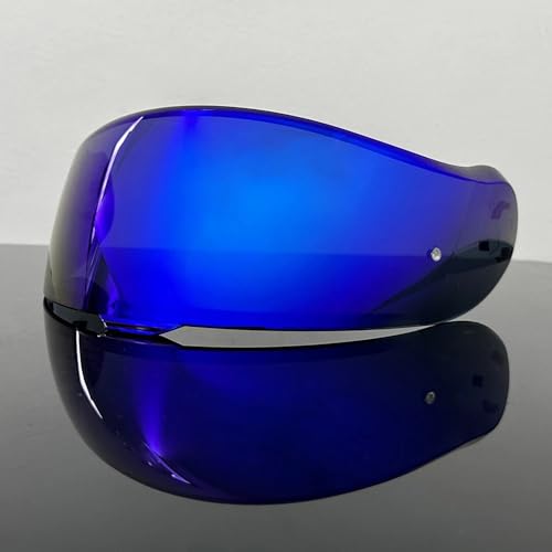 Motorcycle Helmet Visor, oCNwbgoCU[S[OYShoei Neotec 3wbgpUVJbgoCU[(Deep Blue)