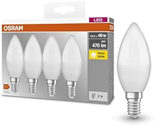 OSRAM Lampa LED | Trzonek: E14 | Ciepły biały | 2700 K | 5,50 W | matowe | LED BASE CLASSIC B [Klasa efektywności energetycznej A+]