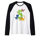 Ich Bin Schon 5 Geburtstag Dinosaurier Shirt