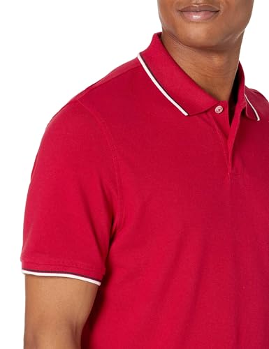Image of Amazon Essentials Men's Slim-Fit Short-Sleeve Cotton Pique Polo Shirt