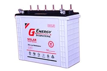 AR Power Solution generic G Energy International Solar Tubular Battery Unist40 12V 40AH N 100 Pack of 2