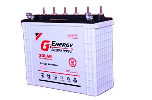 AR Power Solution generic G Energy International Solar Tubular Battery Unist40 12V 40AH N 100 Pack of 2