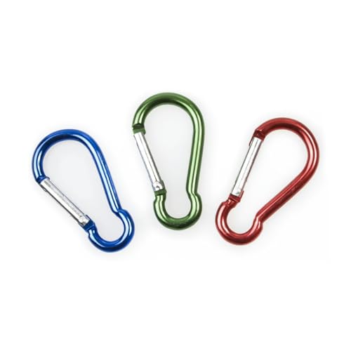 Mosqueton pompier en aluminium robuste de 6 cm avec ressort fluide