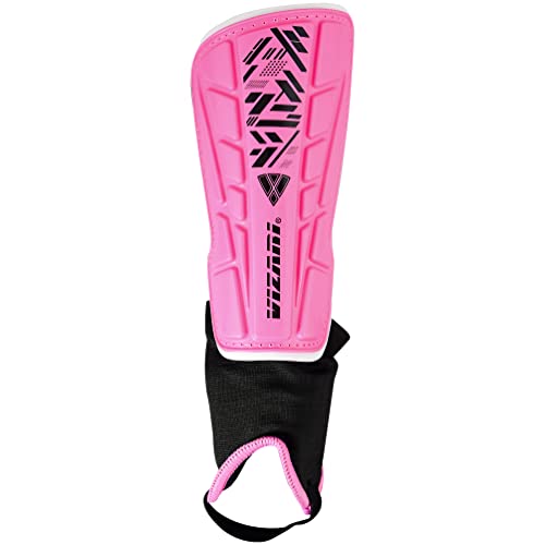 Vizari Malaga Soccer Shin Guard For Kids| Youth Soccer Shin Guard | Lightweight And Breathable Child Calf Protective Gear Soccer Equipment | Pink | X - Small #TOP3
