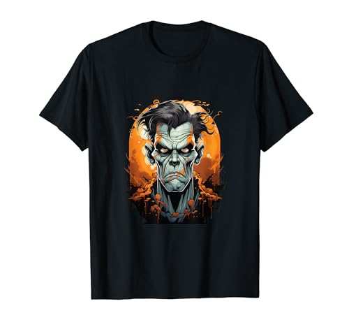 Frankenstein Cartoon Monster Halloween Frankenstein T-Shirt