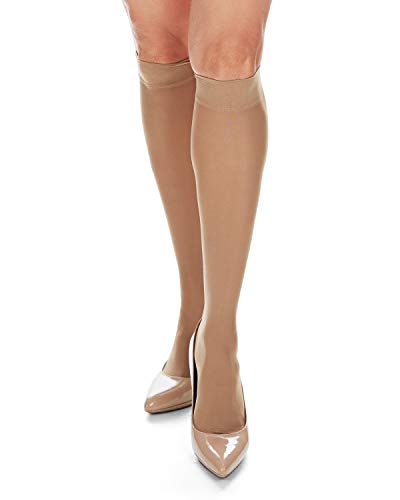 Image of MeMoi Women's Support Mate 60 Denier Knee Highs