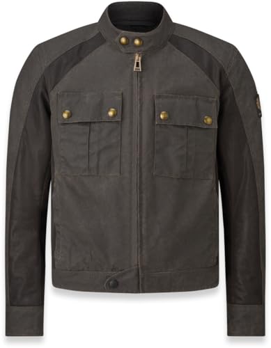 Belstaff Temple Motorrad Wachsjacke, mahagoni, M