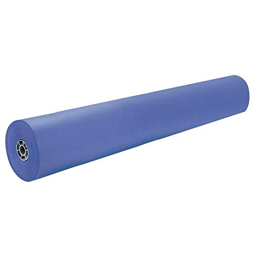 Pacon 63200 Rainbow Duo-Finish Colored Kraft Paper, 35 lbs., 36-Inch x 1000 ft, Royal Blue