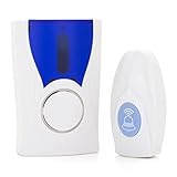 CKB Ltd Wireless Doorbell Timbre Inalmbrico Digital Portatil Chime Con alcance de 100M y 36 melodias de timbre