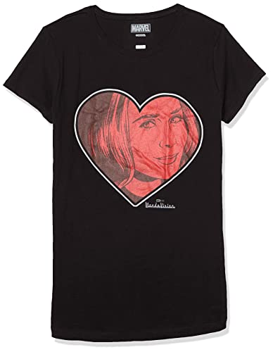 T-shirt Wanda Marvel pour fille en noir taille M coton confortable