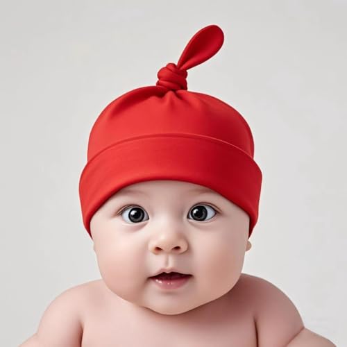Newborn Hat and Mittens Soft Newborn Hats for Girls and Boys Set Cute Baby Girl Caps 0-6 Months3