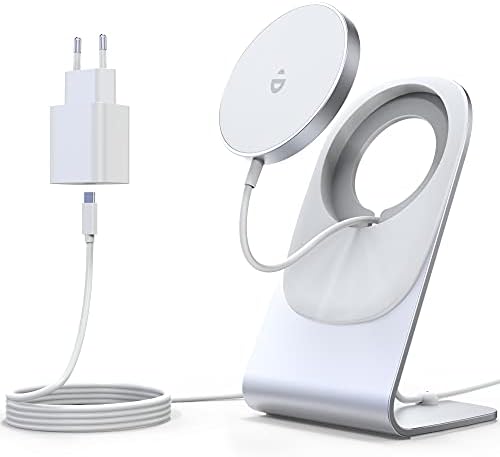 Chargeur Magsafe 15W Sans Fil - Support Induction Magnétique - Noir