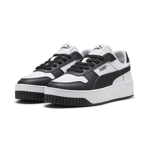 Puma Cali X HK WN's - Tenis para Mujer, Talla 1, Puma Blanco Puma Negro Puma Negro, 40.5 EU