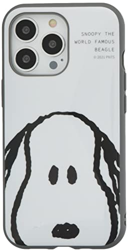 グルマンディーズ iPhone 13 Pro用 耐衝撃ケース IIIIFIT ピーナッツ アップ SNG-602E