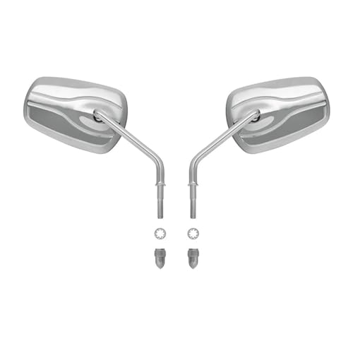 Rétroviseurs moto 8mm réglables pour Touring Softail - 2