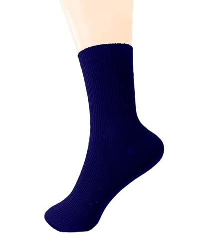 Image of Womens Ribbed Knit Socks Cotton Athletic Running Casual Crew Socks