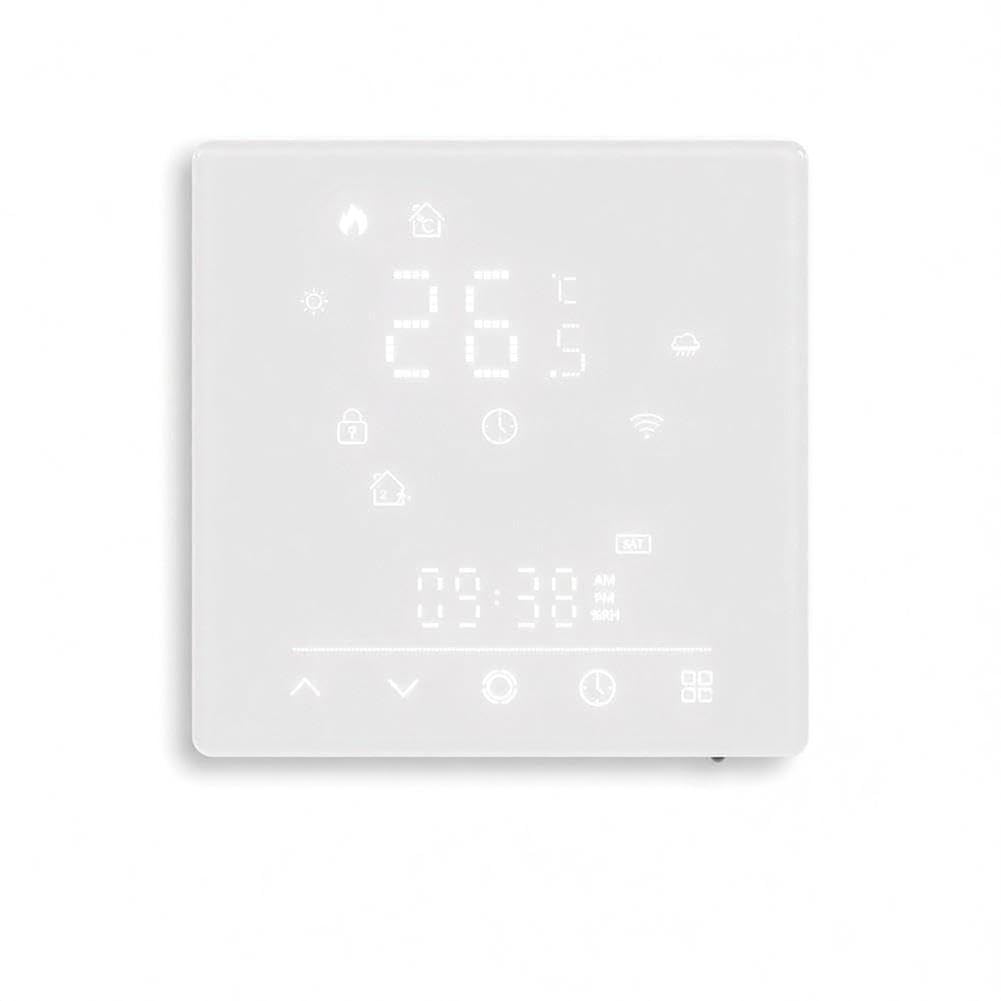 Matter Smart Thermostat für Tuya für moes WLAN Heizung Temperaturregler Fußbodenheizung Wandheizung 230V für weiß(GB-Wifi)