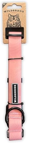 Image of Wilderdog Waterproof Dog Collar - Repels Water & Dirt - Medium 13 inch-18 inch - Guava