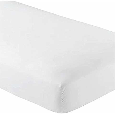 Crescent Full White Deep Pocket Fitted Sheet Cover