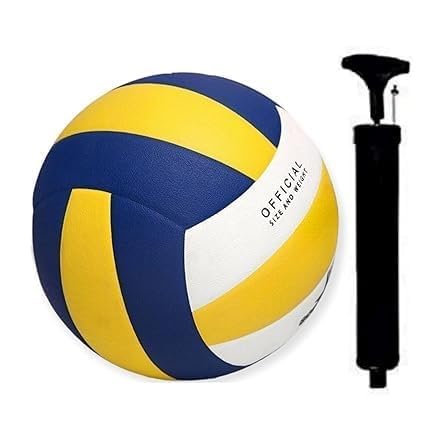 Image of Polyurethane Volleyball Official Size 5 Waterproof Soft Sand Volley Balls for Beginners Adults Men Women Indoor Outdoor Pool Beach Gym Game Training Competition Play Gift (1 Pack),Multicolor