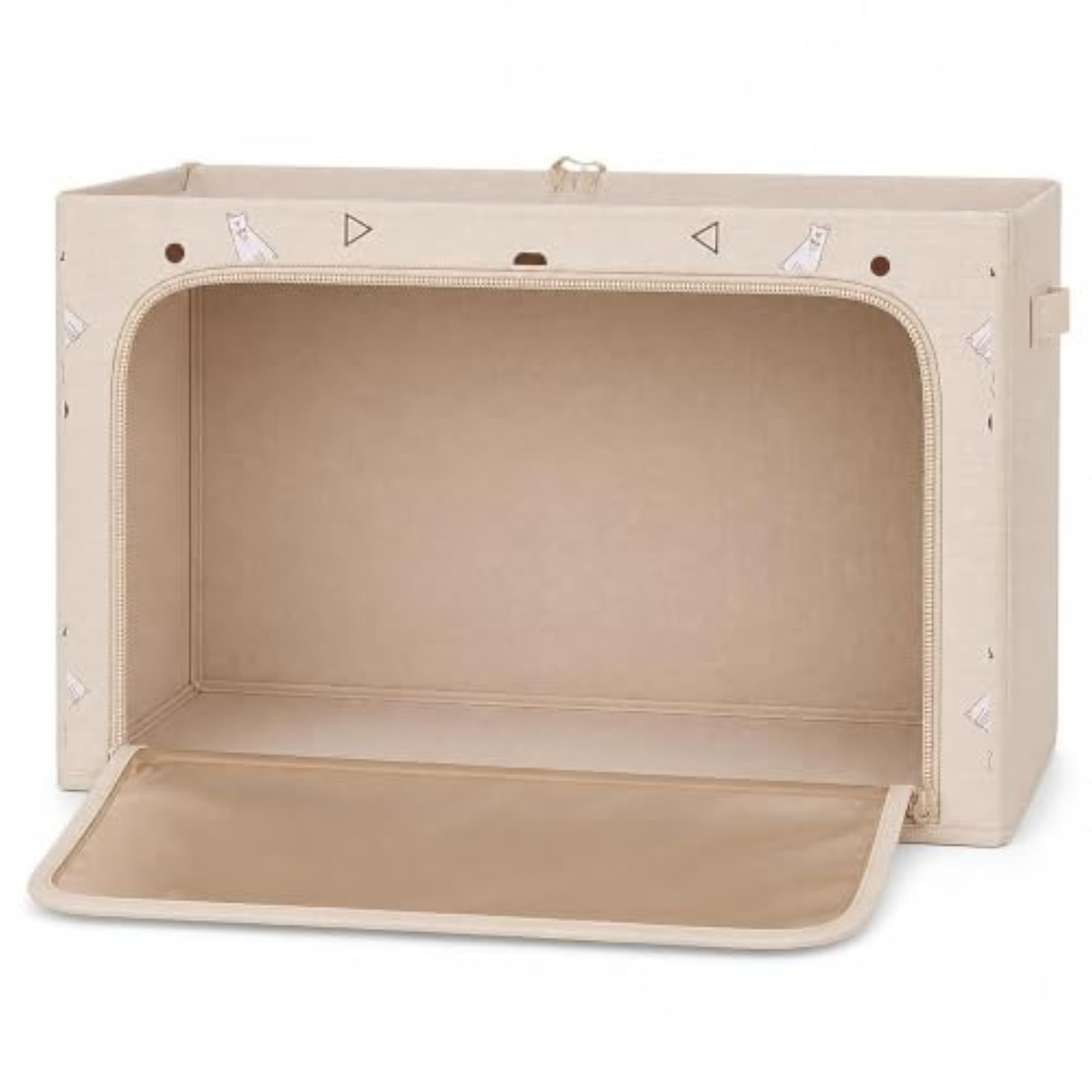 Extra Large Oxford Fabric Storage Box with Double Window