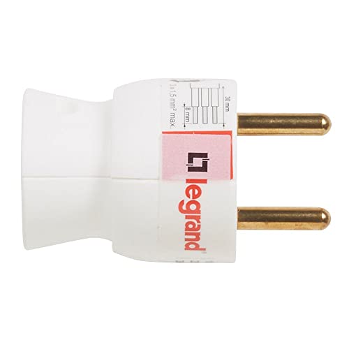 Legrand - Fiche 2P+T - 16 A - Blanc