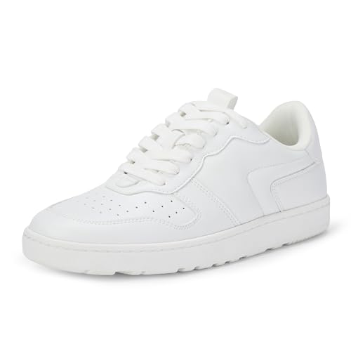 Amazon Essentials Damen Niedrige Sneaker Tennisschuh Retro Weiß 40 EU