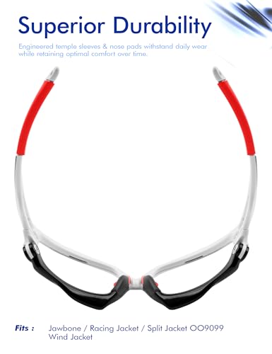 Image of SAUCER Replacement Earsocks Temple Sleeve for Oakley Jawbone Racing Jacket Sunglass