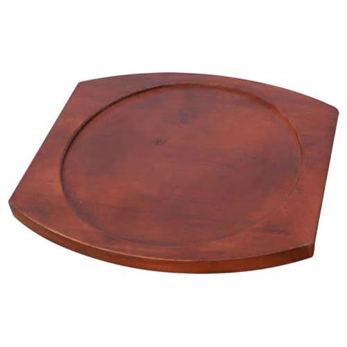 PAMINGONO Tapete Protector para Ollas Doméstico de Madera Gruesa Redondo 248 CM Base Aislante Térmica Antideslizante para Cocina y Soporte Práctico para Cacerolas