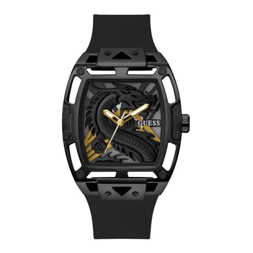 GUESS Black Analog Silicon Watch