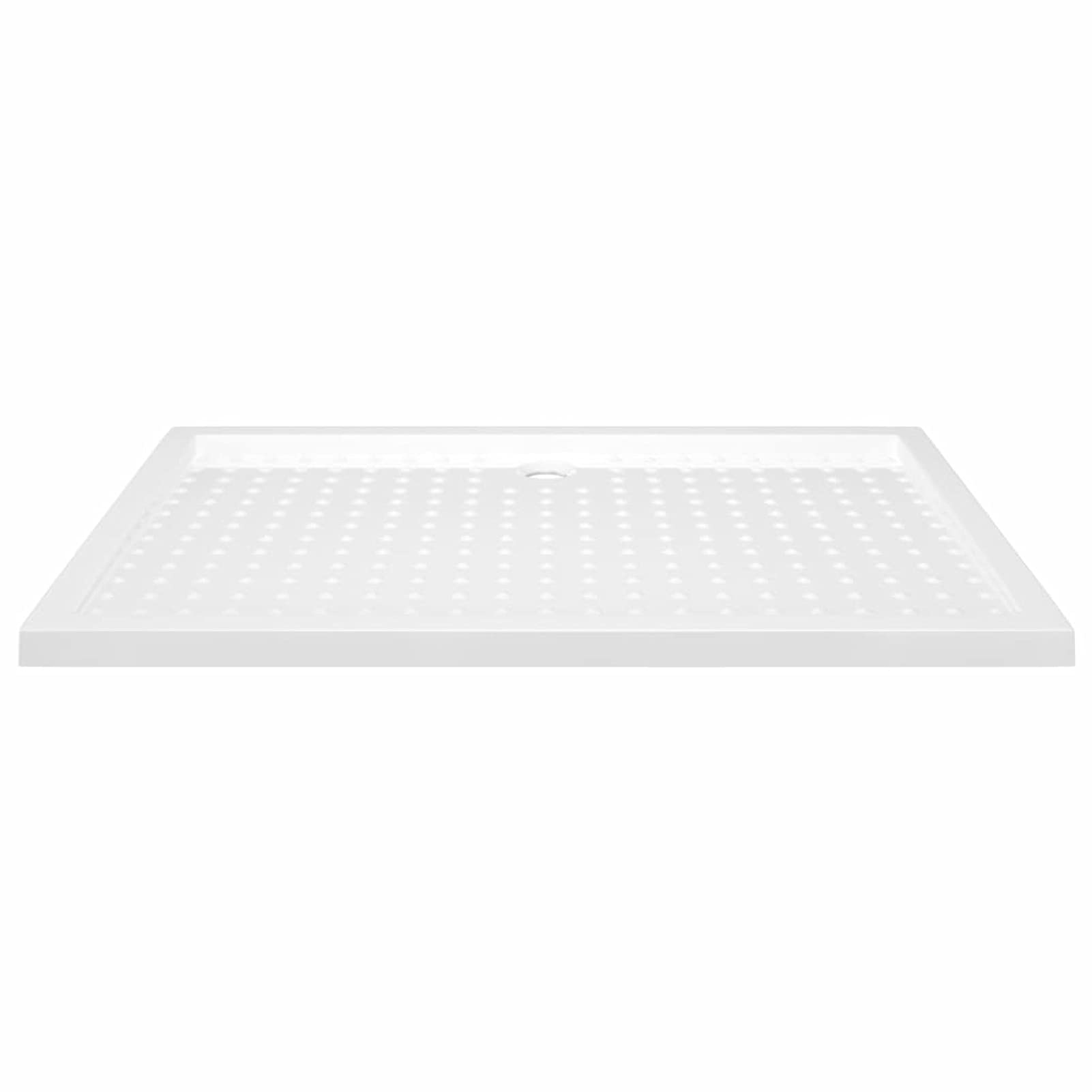 Plato de Ducha con Puntos ABS Blanco 80x120x4 cm Mamparas De Ducha Plato Rectangular