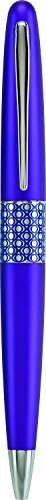 Image of Pilot MR Retro Pop Collection Ball Point Pen, Purple Barrel with Ellipse Accent, Medium Point, Black Ink (91424)