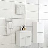 Matériaux et design de qualité supérieure : fabriqué à partir de bois robuste et d'acrylique, cet ensemble offre une durabilité et une finition facile d'entretien. Le lavabo en céramique avec un bord de 4 cm d'épaisseur et un trou de trop-plein s'intègre parfaitement dans le design simple et moderne.